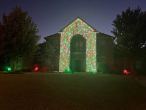 Breathtaking Wall Of Lights Installation In Yukon Yukon OK