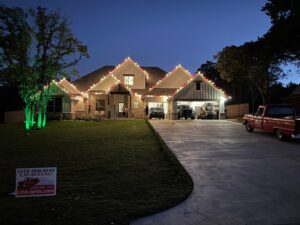 Charming Candy Cane Light Installation In Jones Jones OK